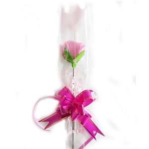 Children's DIY handmade Mother's Day material kit, single non-woven fabric rose without cutting, holiday gift.