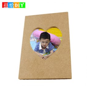 Manufacturer direct sales of various styles of MDF photo frames, children's snow clay DIY handmade desktop ornaments toys
