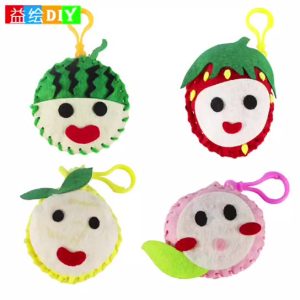Creative accessory sachet DIY children's handmade fruit material pack, kindergarten early education parent-child interactive toy
