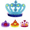 Children's non-woven fabric headband DIY non-woven crown headgear homemade adhesive hair clip decoration material kit