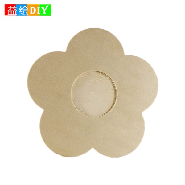 Manufacturer direct sales of wooden blank photo frames, children's early education intellectual toys, kindergarten arts and crafts desktop ornaments - 图片 4