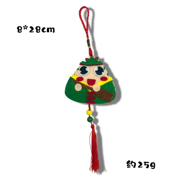 Dragon Boat Festival Rice Dumpling Sachet Non-woven Fabric Hand-sewn Rice Dumpling Hanging Decoration Children's Cartoon High-Zong DIY Materials Pack