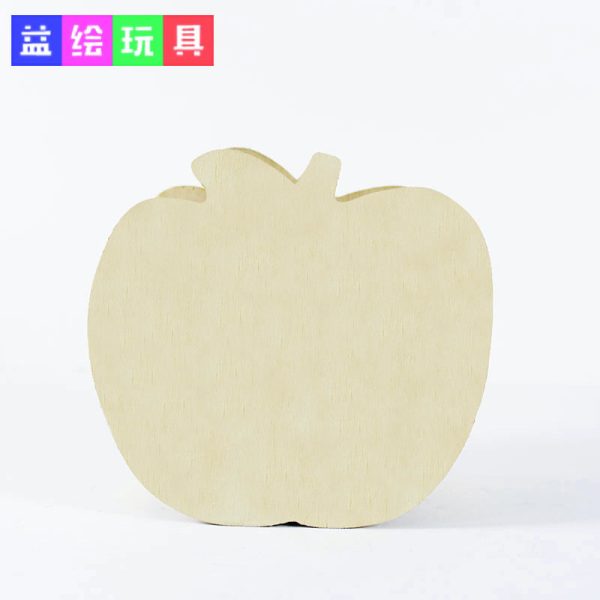 Unfinished DIY children's creative wooden piggy bank, hand-painted for export, handmade educational toys for children